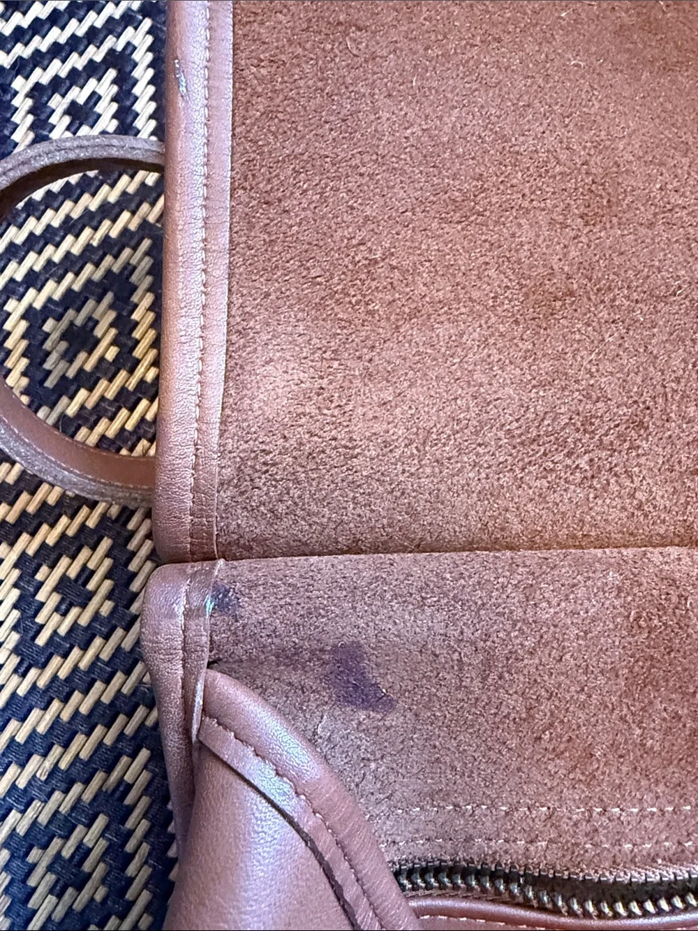 VINTAGE COACH WILLIS BAG 9927 British Tan with Brass